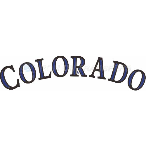 Colorado Rockies Iron-on Stickers (Heat Transfers)NO.1569